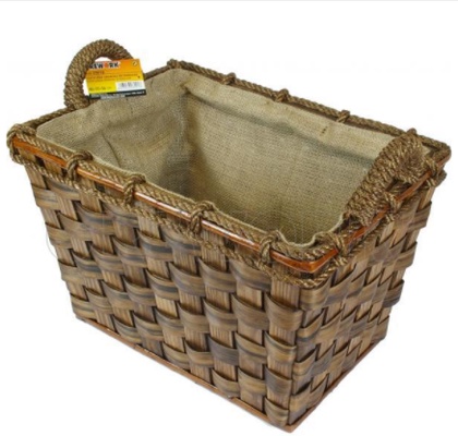 Cesto de Le�a Orework Rectangular 46x35x36 Cm	