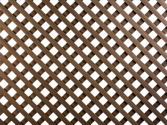 Celosia Fija de Pvc 18mm Marron 1x2m