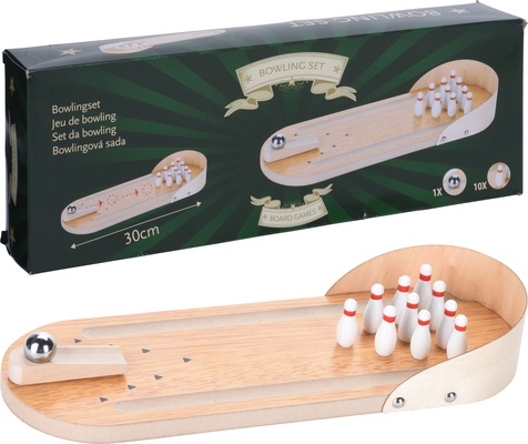 Set Bolera Mini Madera Juguete