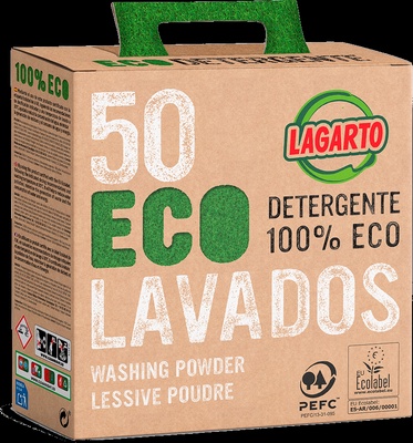 Detergente Maleta Lagarto Ecol�gica 50 Lavados 2550gr