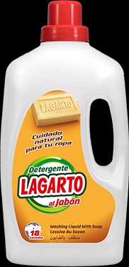 Detergente Lagarto Al Jabon 18 Lavados