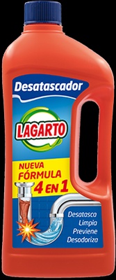 Desatascador 4 en 1 Lagarto 1 litro
