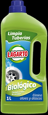 Limpiatuberias Lagarto Biologico 1 litro