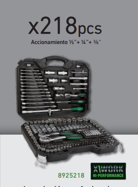 Salki Maletin Herramientas Profesional 218 Piezas
