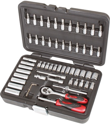 Ratio Maletin Herramientas 57 Piezas 1/4