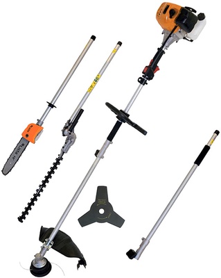 Desbrozadora Gasolina de Jard�n 4en1 Lista Multiherramienta