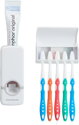 Dispensador Pasta Dent.+soporte Cepillos Dispensador Pasta Dent.+soporte Cepillos