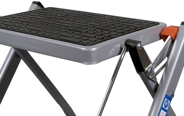 Escalera Taburete Acero 2 Pelda�os 30x20cm