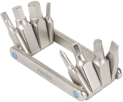 Mini Juego Herramientas 8 en 1 para Bicicletas Ratio