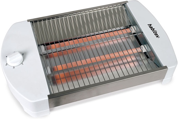 Tostador Plano 400w. Blanco Habitex