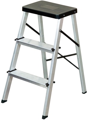 Taburete Escalera Aluminio 3 Pelda�os