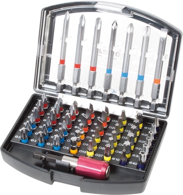 Juego de 57 Puntas Atornillado Ratio