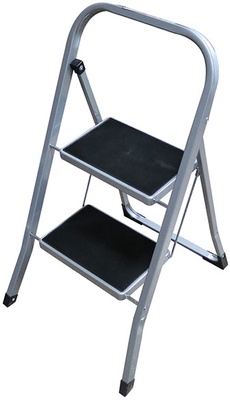 Escalera Acero 2 Peldaños Habitex Escalera Acero 2 Peldaños Habitex