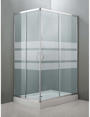 Mampara Ducha Angular 2 Puertas Plato 70x100 cm