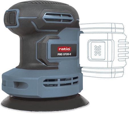 Lijadora Excentrica Pro XF20-E 20V S/bateria