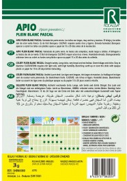 Semilla Apio Lleno Blanco Pascal