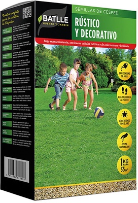 Semilla Cesped Rustico y Decorativo 1 kg