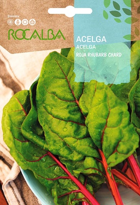 Semilla Acelga Roja Rhubarb Chard