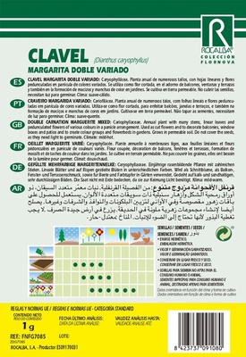 Semilla Clavel Margarita Doble, Variado