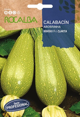 Semilla Profesional Calabacin Clarita F-1
