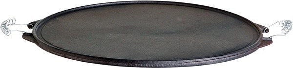 Plancha Hierro Fundido Garcima Redonda Esmaltada 42 cm