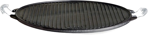 Plancha Hierro Fundido Garcima Redonda Esmaltada 52 cm