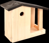 Casita y Mesa para Pajaros 2 en 1