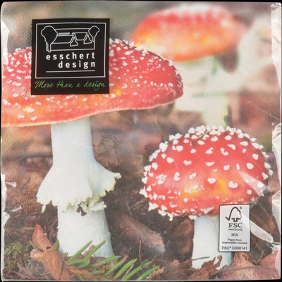 Servilletas de Papel Seta Venenosa / Hojas