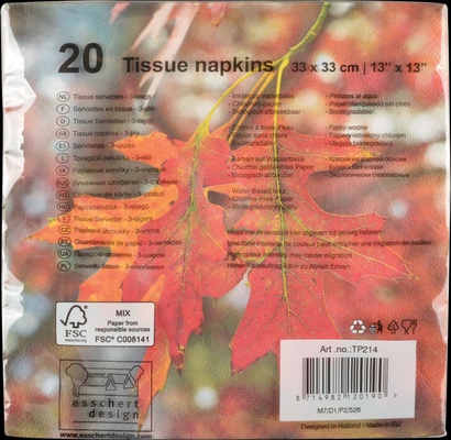 Servilletas de Papel Seta Venenosa / Hojas