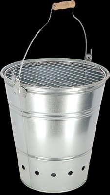 Cubo de Barbacoa con Asa