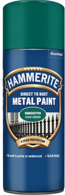 Esmalte Aerosol Hammerite Verde Oscuro 400 ml