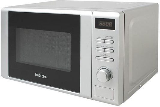 Microondas 20 L 700W  Habitex Digital Cromado 