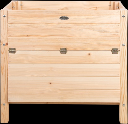 Mesa de Cultivo Elevada con Compartimento de Almacenamiento