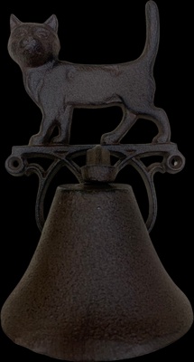 Campana Hierro Perro y Gato 14x15x24 cm