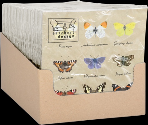 Servilletas de Papel Mariposas 33x33cm