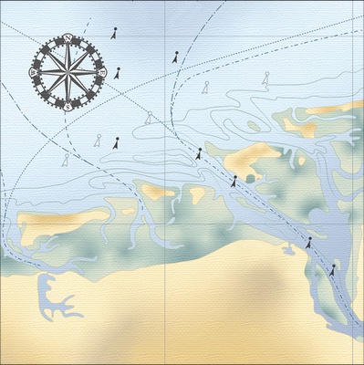 Servilletas de Papel Playa 33x33cm