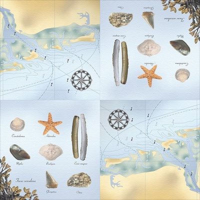 Servilletas de Papel Playa 33x33cm