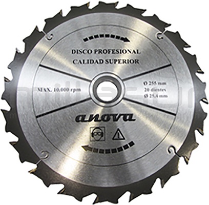 Disco Widea Semi-Prof 255x3x20