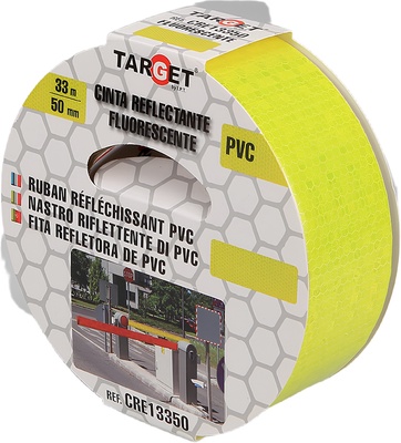 Cinta Reflectante Fluorescente 33m x 50mm Cinta Reflectante Fluorescente 33m x 50mm