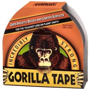 Cinta Americana Negra Gorilla 11m x 48mm