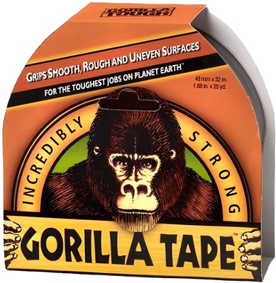 Cinta Americana Negra Gorilla 11m x 48mm Cinta Americana Negra Gorilla 11m x 48mm
