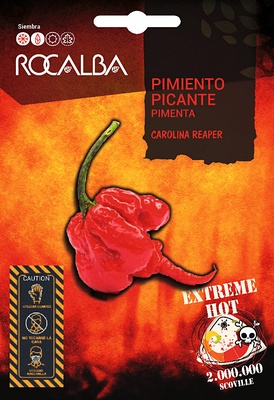 Semilla Pimiento Picante Carolina Reaper