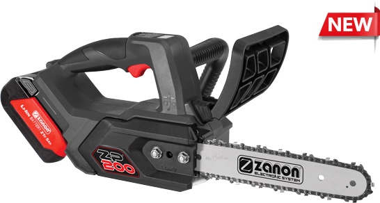 Zanon Motosierra ZP200 + 2 Baterias 5ah