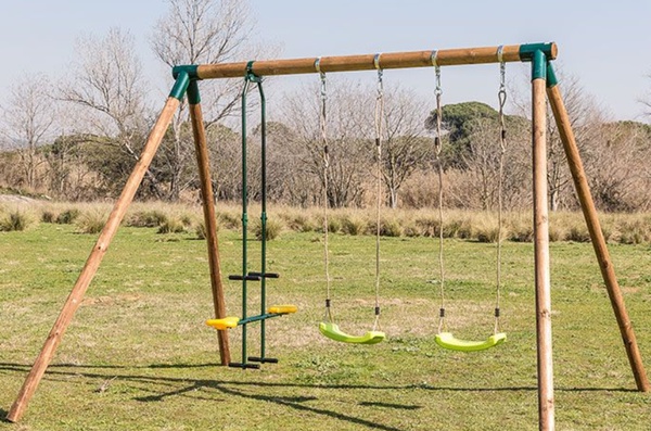 Columpio Masgames Etna Triple con Cara a Cara