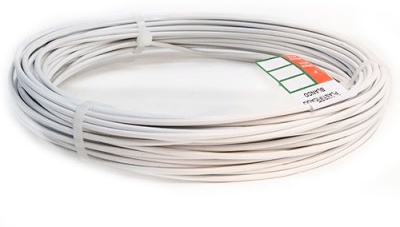 Alambre Plastificada Blanco 25 Metros
