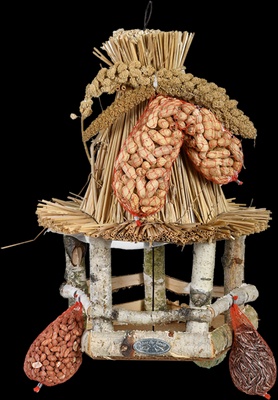 Mesa Colgante para Pajaros con Comida