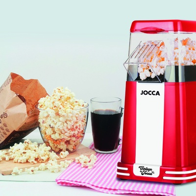 M�quina de Palomitas 1200W Vintage Roja