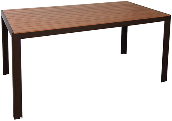 Mesa Aluminio Jardin con 4 Sillas Modelo Orlando