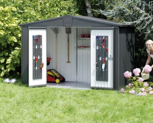 Caseta Europa 172 x 84 x 196 gris oscuro