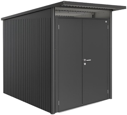 Caseta AvantGarde 180 x 220 x 218 gris oscuro con doble puerta